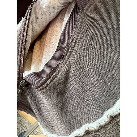 KUHL Projekt Dani Sherpa Jacket Lined Coat Faux Leather XS Extra Small Hooded - Picture 9 of 12